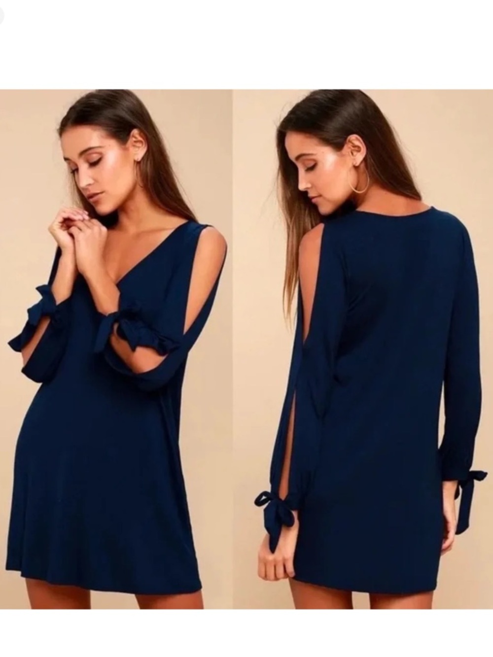 Lulu's Navy Glory of Love Shift Dress